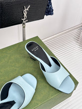 Load image into Gallery viewer, Gucci interlocking G Heel Sandal
