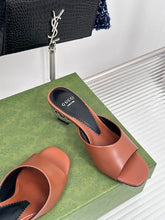 Load image into Gallery viewer, Gucci interlocking G Heel Sandal