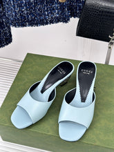 Load image into Gallery viewer, Gucci interlocking G Heel Sandal