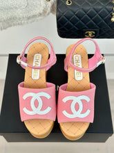 Load image into Gallery viewer, Chanel Wedge Sandal