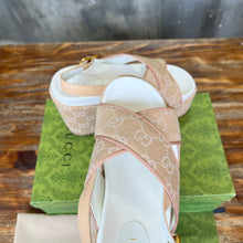 Load image into Gallery viewer, Gucci Double G Platform Sandal