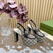 Load image into Gallery viewer, Gucci Horsebit High Heel Sandal