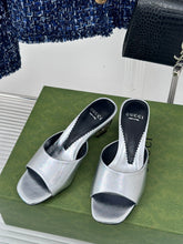 Load image into Gallery viewer, Gucci interlocking G Heel Sandal