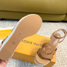 Load image into Gallery viewer, Louis Vuitton Isola Wedge Sandals