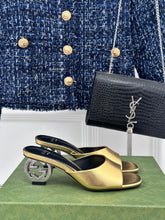 Load image into Gallery viewer, Gucci interlocking G Heel Sandal