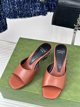 Load image into Gallery viewer, Gucci interlocking G Heel Sandal