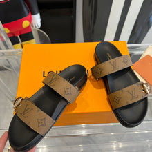 Load image into Gallery viewer, Louis Vuitton Bom Dia Flat Mule