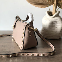 Load image into Gallery viewer, Valentino Garavani Small Rockstud Grainy Crossbody Bag