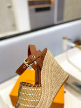 Load image into Gallery viewer, Louis Vuitton Starboard Wedge Sandals
