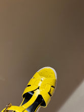 Load image into Gallery viewer, YSL TRIBUTE ESPADRILLES WEDGE IN SMOOTH LEATHER