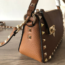 Load image into Gallery viewer, Valentino Garavani Small Rockstud Grainy Crossbody Bag