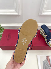 Load image into Gallery viewer, Valentino Rockstud Wedge Sandals