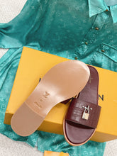 Load image into Gallery viewer, Louis Vuitton Lock It Flat Mule