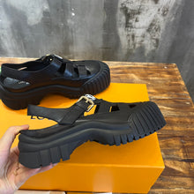 Load image into Gallery viewer, Louis Vuitton Ruby Flat Mary Jane Sandals