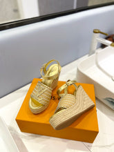Load image into Gallery viewer, Louis Vuitton Starboard Wedge Sandals