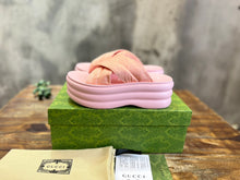 Load image into Gallery viewer, Gucci GG Platform Slide Sandal