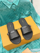 Load image into Gallery viewer, Louis Vuitton Lock It Flat Mule