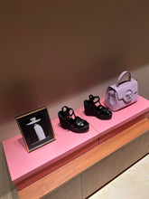 Load image into Gallery viewer, YSL TRIBUTE ESPADRILLES WEDGE IN SMOOTH LEATHER