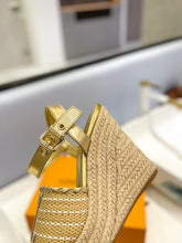 Load image into Gallery viewer, Louis Vuitton Starboard Wedge Sandals