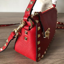 Load image into Gallery viewer, Valentino Garavani Small Rockstud Grainy Crossbody Bag