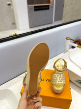 Load image into Gallery viewer, Louis Vuitton Starboard Wedge Sandals