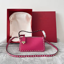 Load image into Gallery viewer, Valentino Garavani Small Rockstud Grainy Crossbody Bag