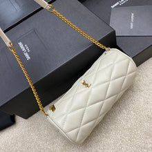 Load image into Gallery viewer, YSL SADE SMALL TUBE BAG IN QUILTED LAMBSKIN