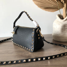 Load image into Gallery viewer, Valentino Garavani Small Rockstud Grainy Crossbody Bag