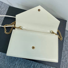 Load image into Gallery viewer, YSL Cassandre Envelope Chain Wallet In Smooth Leather