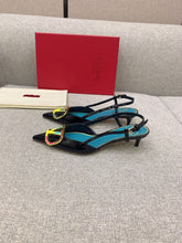 Load image into Gallery viewer, Valentino Vlogo Signature Slingback Pumps 40 mm