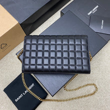 Load image into Gallery viewer, YSL Cassandre Matelassé Carré Chain Wallet IN Lambskin