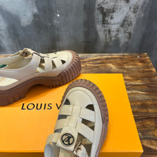 Load image into Gallery viewer, Louis Vuitton Ruby Flat Mary Jane Sandals