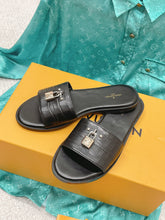 Load image into Gallery viewer, Louis Vuitton Lock It Flat Mule