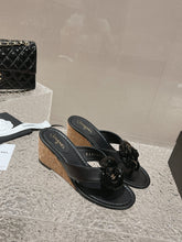 Load image into Gallery viewer, Chanel Wedge Sandals