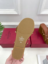 Load image into Gallery viewer, Valentino Rockstud Wedge Sandals