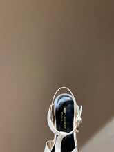 Load image into Gallery viewer, YSL TRIBUTE ESPADRILLES WEDGE IN SMOOTH LEATHER