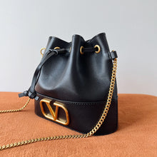 Load image into Gallery viewer, Valentino Garavani Mini Bucket Bag With Vlogo Signature Chain