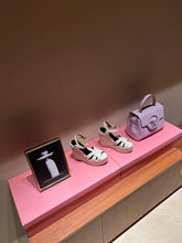 Load image into Gallery viewer, YSL TRIBUTE ESPADRILLES WEDGE IN SMOOTH LEATHER