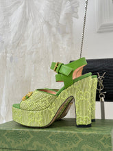 Load image into Gallery viewer, Gucci Horsebit Platform Sandals