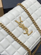 Load image into Gallery viewer, YSL Cassandre Matelassé Carré Chain Wallet IN Lambskin