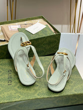 Load image into Gallery viewer, Gucci Double G Thong Sandal