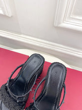 Load image into Gallery viewer, Valentino Rockstud Wedge Sandals