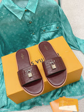 Load image into Gallery viewer, Louis Vuitton Lock It Flat Mule