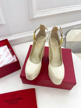 Load image into Gallery viewer, Valentino Tan-go Platform Patent Leather Sandal 155MM