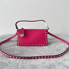 Load image into Gallery viewer, Valentino Garavani Small Rockstud Grainy Crossbody Bag