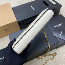 Load image into Gallery viewer, YSL Cassandre Matelassé Carré Chain Wallet IN Lambskin