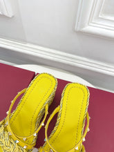 Load image into Gallery viewer, Valentino Rockstud Wedge Sandals