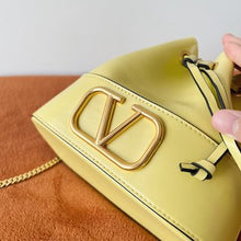 Load image into Gallery viewer, Valentino Garavani Mini Bucket Bag With Vlogo Signature Chain