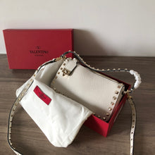 Load image into Gallery viewer, Valentino Garavani Small Rockstud Grainy Crossbody Bag