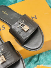Load image into Gallery viewer, Louis Vuitton Lock It Flat Mule